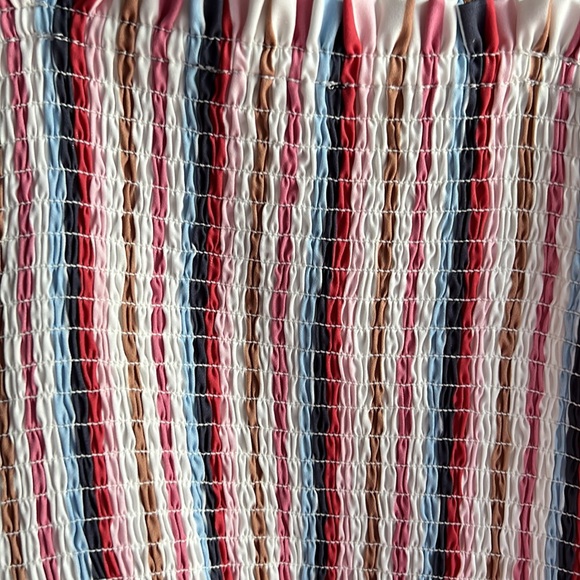 NWT striped smocked tiered maxi dress - Picture 4 of 7